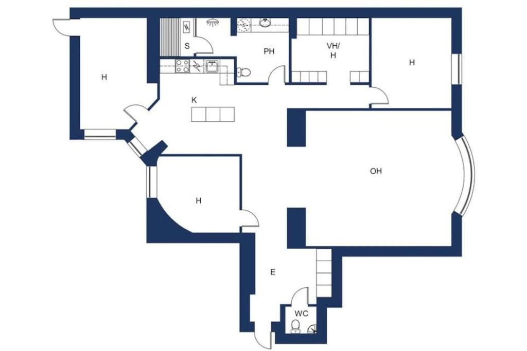 2Ndhomes Stunning 126 M2 3Br Apartment With Sauna In Helsinki City Center Extérieur photo